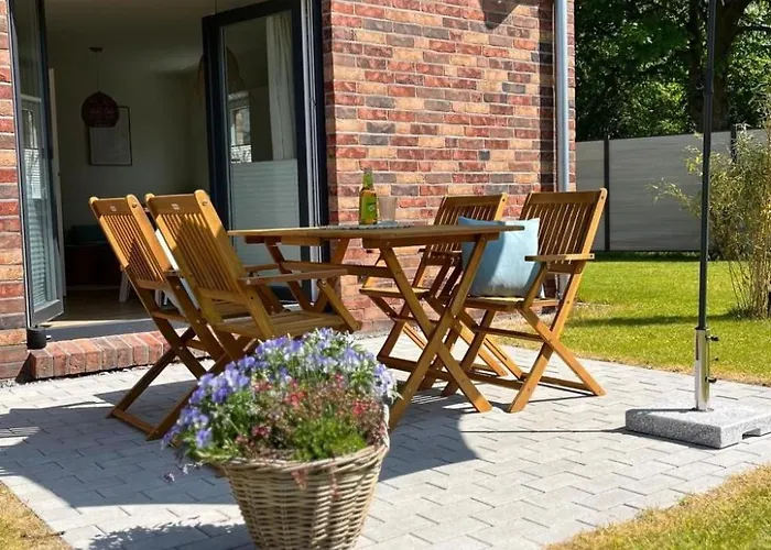 Kuestenbutze - Modernes Fuer 6 Im Beach-style Mit Vollausgestatteter Kue By Interhome Mildstedt